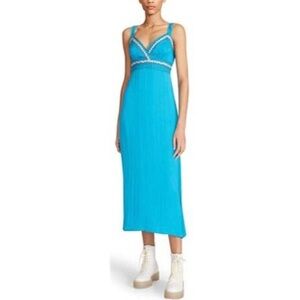 Betsy Johnson Blue Sleeveless Dress
